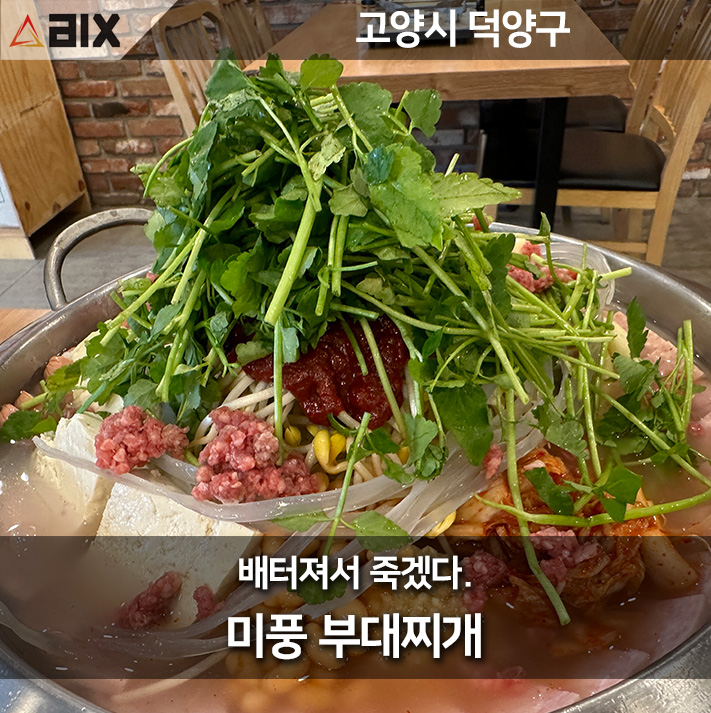  고양시 덕양구 배터지는 미풍 부대찌개 + 돈까스 후기