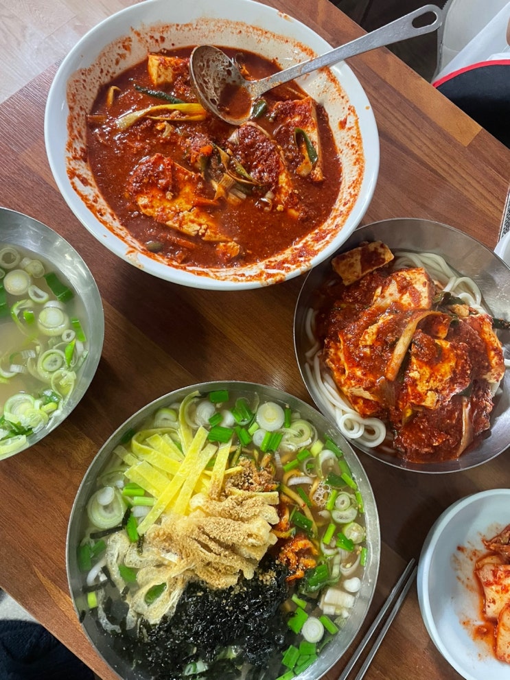  대전 또간집에 나온 칼국수 두부두루치기 맛집 광천식당