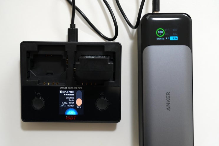  [개봉기] 소니 FZ100 배터리 충전기 ISDP NP2 Charger 정발판