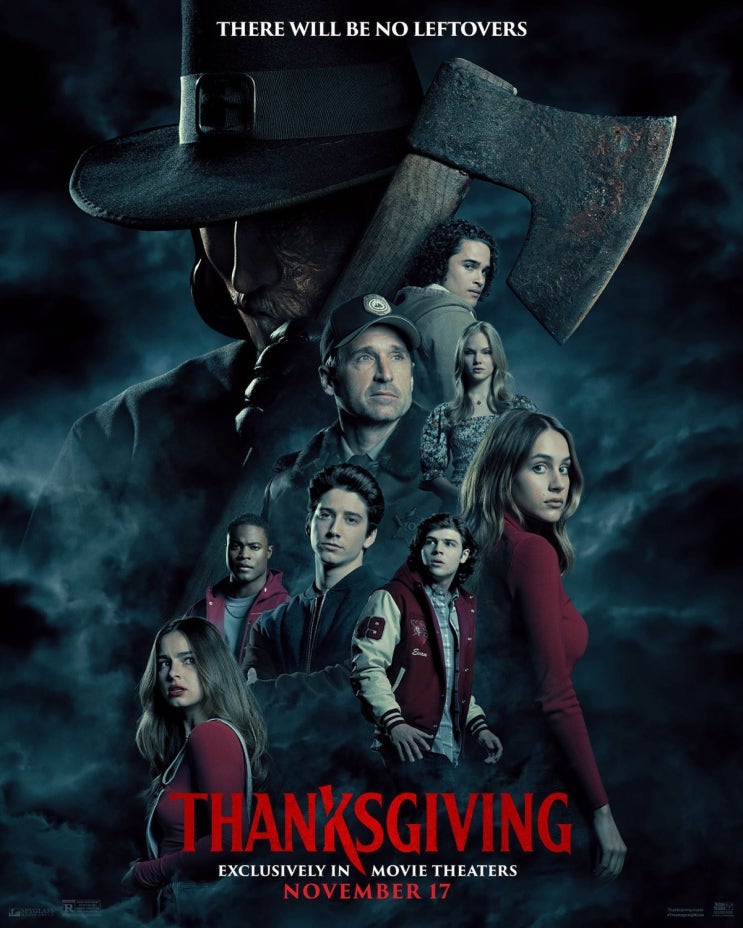  영화 땡스기빙 (Thanksgiving,2023) 추수감사절 가면살인마 공포 슬래셔 (줄거리&예고편)