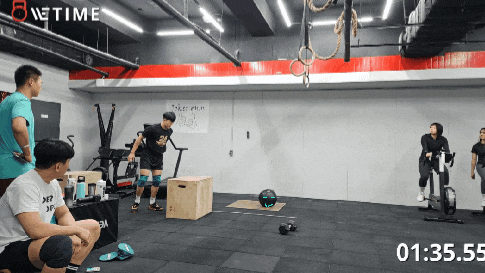  <쮼핏 23일지> 김해크로스핏, 크로스핏 조커 무료체험, 와드 역도 동작 진행시켜!!!(얼번핏 마지막 온라인 이벤트, 월볼 표정넣기ㅋ, 풀오버 성공?)