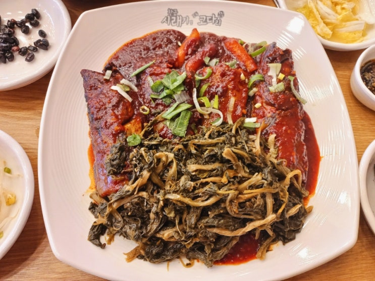  김포 운양동 맛집 황금시래기밥도둑 코다리찜