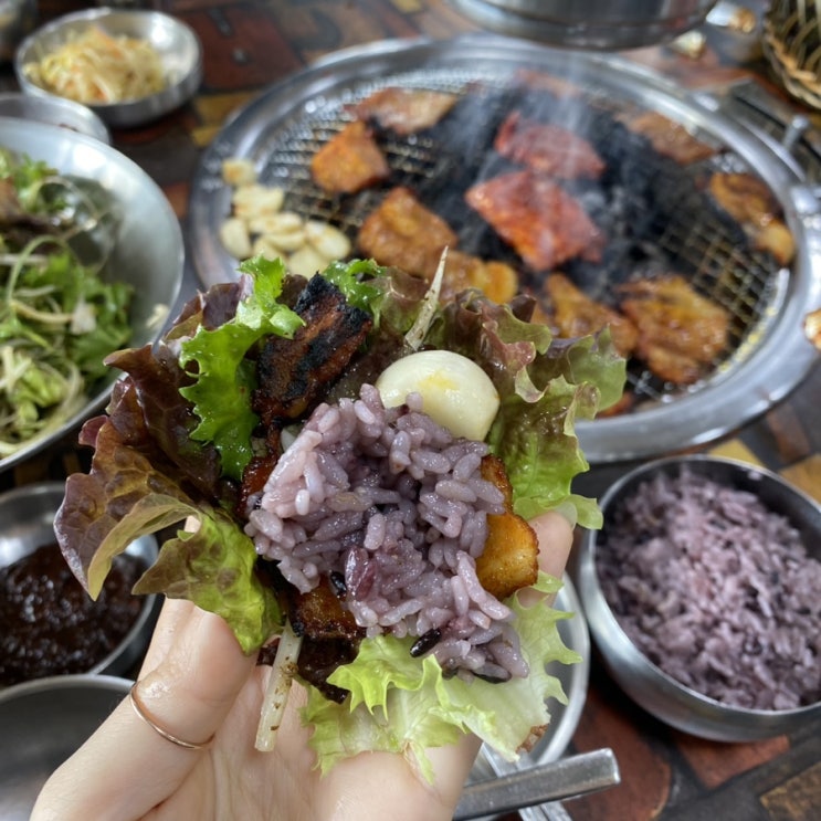  춘천 찐 맛집 추천 ! 장미공원화로숯불구이