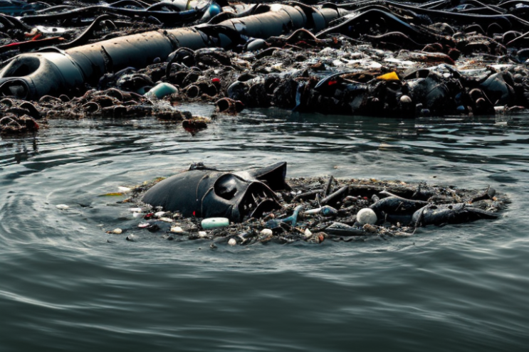 [Ai Greem] 환경 오염 100: 해양 오염 무료 이미지