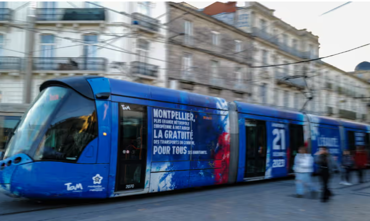 프랑스 몽펠리에시는 모든 주민들에게 대중교통을 무료로 제공합니다