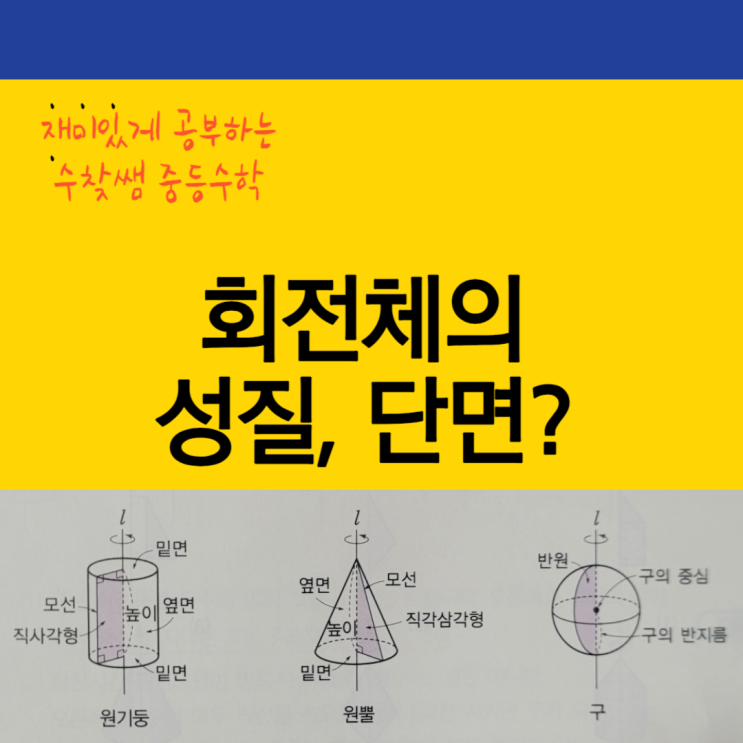  회전체의 성질, 단면(+예시 포함)