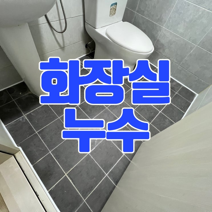  동탄 화장실 누수 영천동 주택 아래층 벽면 도배지 피해