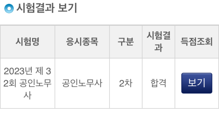  2023년 11월 공인노무사 2차 시험에 합격하다