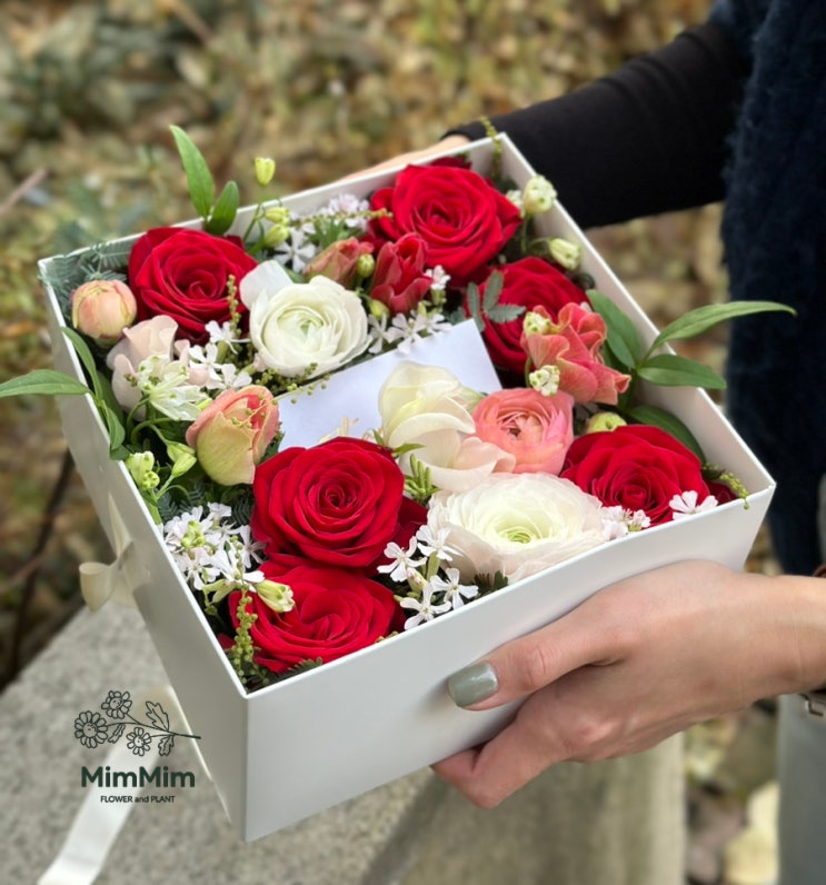 서울 성수동 꽃집 밈밈 반전 용돈 꽃박스 부모님 생신 환갑 플라워 생화배달 명절선물