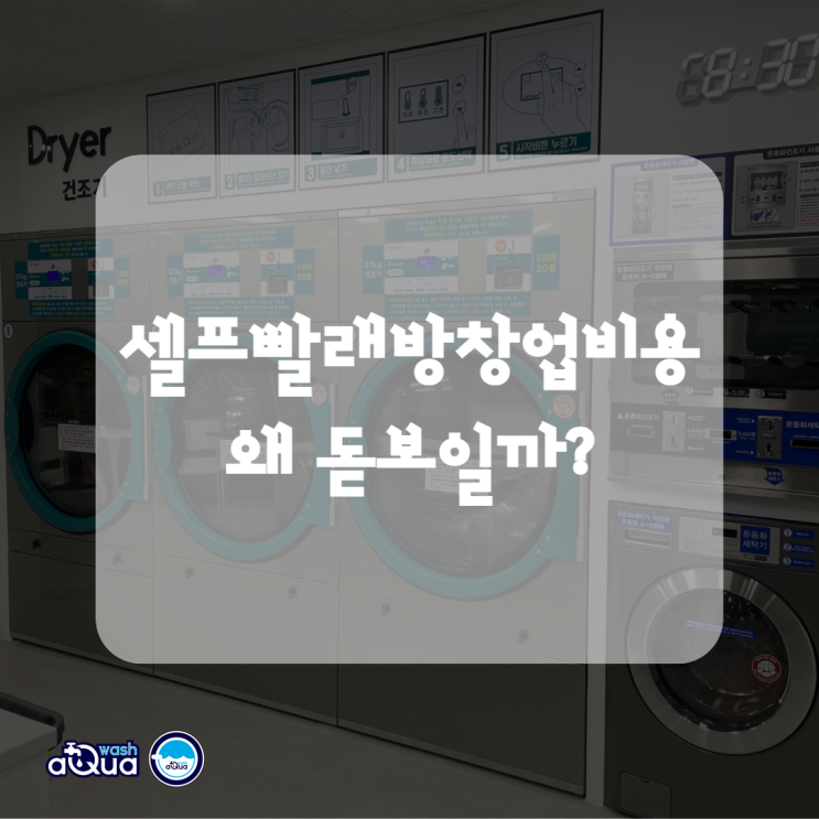  셀프빨래방창업비용 유망한 아이템인 이유