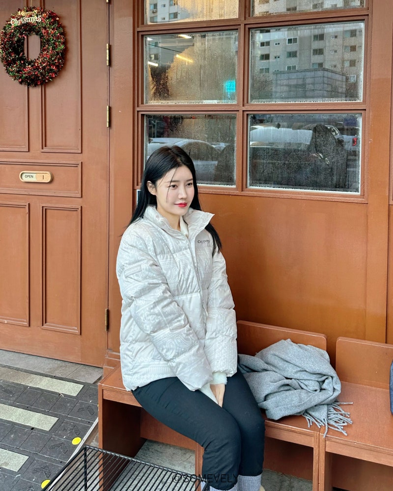 여성 숏패딩 디스커버리 여자패딩 트렌디하게 코디! : 네이버 블로그