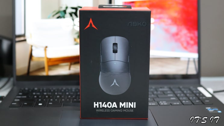  작지만 강력한 배터리 지속력: 앱코 미니 무선 게이밍마우스 H140A