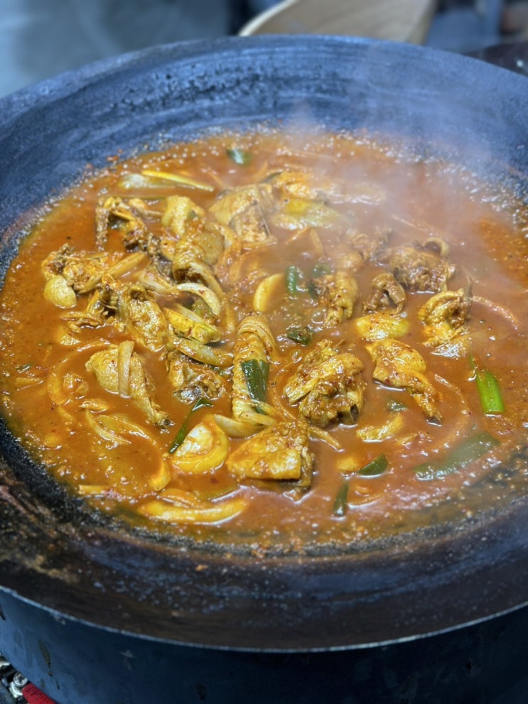  무주 맛집 무주농원 덕유산 리조트 근처 솥뚜껑 닭볶음탕