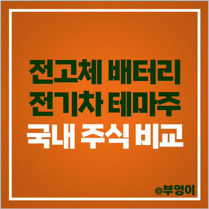 전고체 배터리 관련주 대장주 삼성SDI 주식 동화기업 주가 전고체 배터리 관련주 대장주 삼성SDI 주식 동화기업 주가