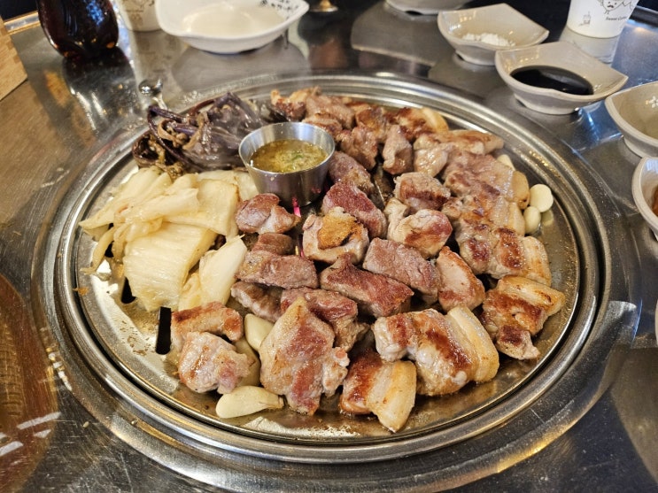  [감전동맛집 삼굽살] 삼겹살 초벌로 지글지글