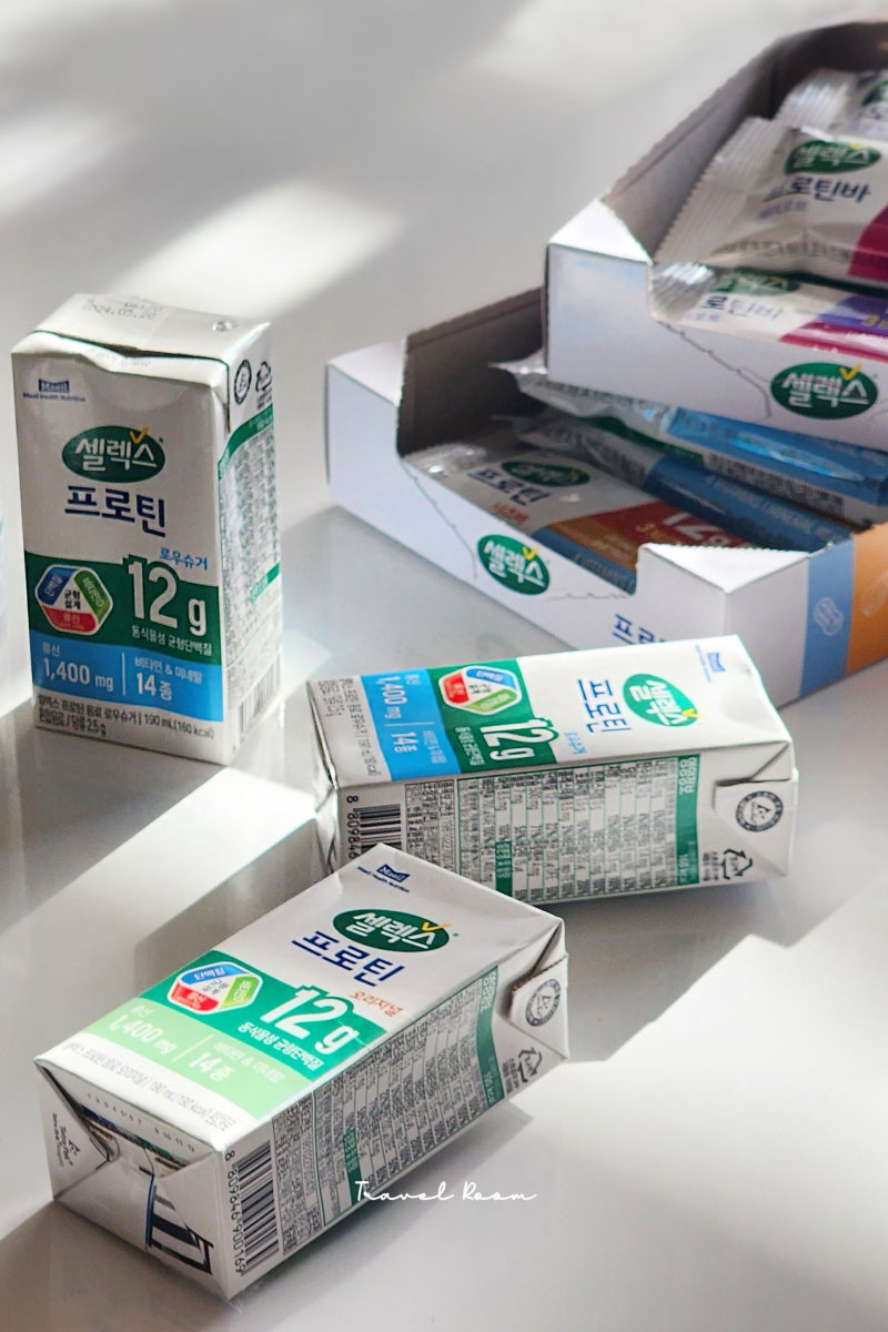 셀렉스 프로틴 단백질음료 아침식사대용 오리지널/로우슈거 비교 후기 : 네이버 블로그