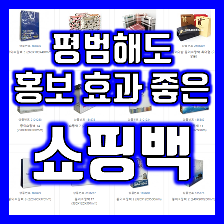  쇼핑백 제작 업체, 종이가방 쇼핑백주문제작 소량 가능(부동산 분양사무실, 학교, 관공서 공공기관, 회사, 옷가게, 포장 배달 음식점 등)