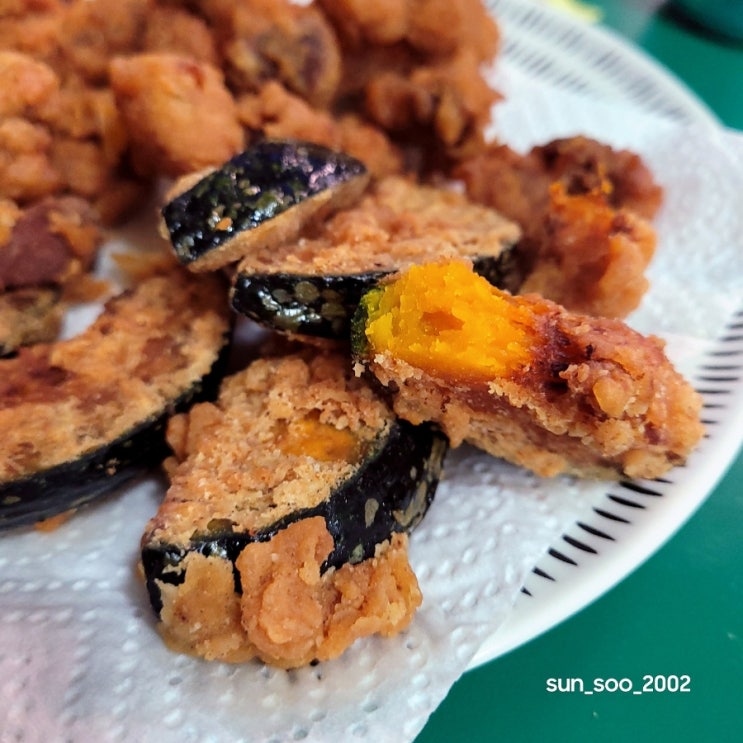  미니 단호박 칼로리 보우짱 밤호박 튀김