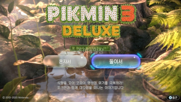  [실내데이트]닌텐도 스위치 2인용 게임 추천/피크민3,4비교/플레이시간