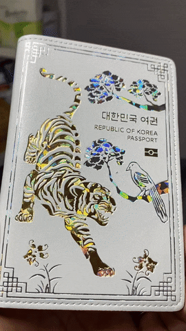  호작도 여권케이스로 내여권을 퀄리티있게 변신