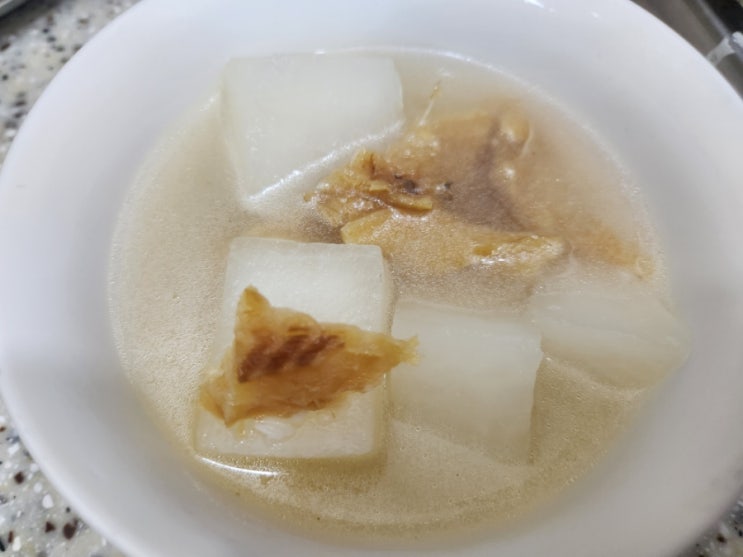  맑은 황태 뭇국 끓이기 꿀팁!