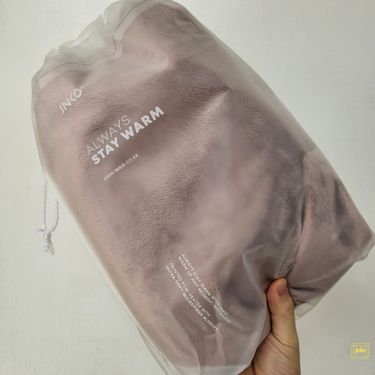 전자파 걱정 없이 따뜻하게 사용할 수 있었던 캠핑 담요 잉코 전기 담요
