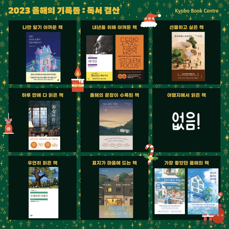  독서 | 올해의 기록들: 2023 연말결산