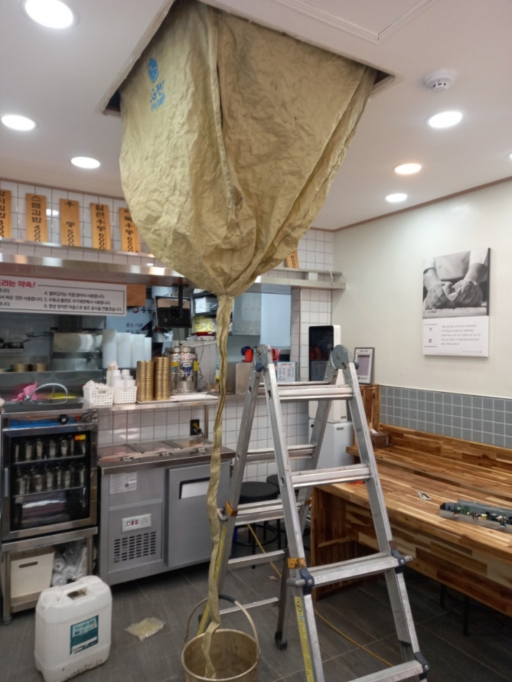  중계동 은행사거리, 창동역 핫한 맛집 수유리우동집 중계점과 창동점 온풍기, 전문 업체에서 깨끗하게 청소했습니다.