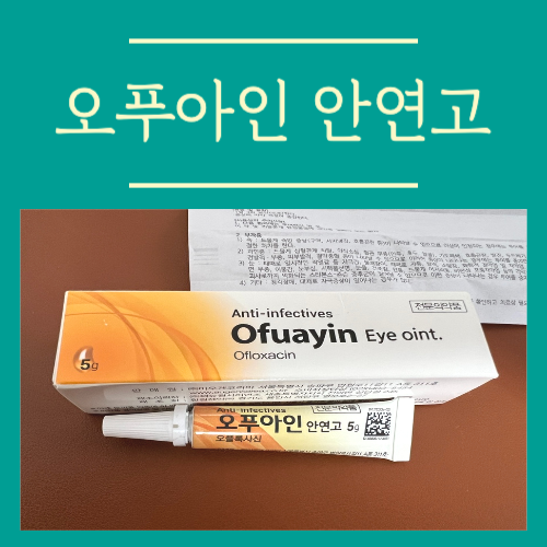 다래끼에 오푸아인안연고 사용후기와 성분 및 효능 부작용 알아봐요