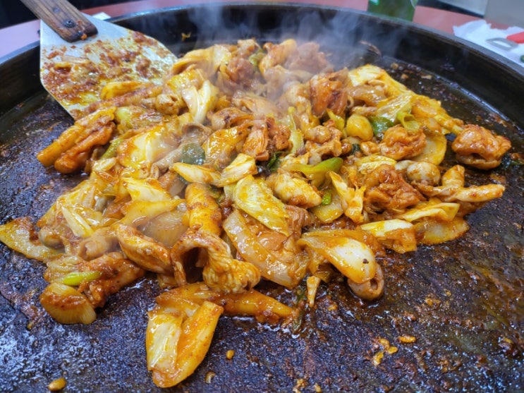  춘천 현지인 추천 철판 닭갈비집 : 1.5닭갈비 본점(일점오 닭갈비) (내돈내산)