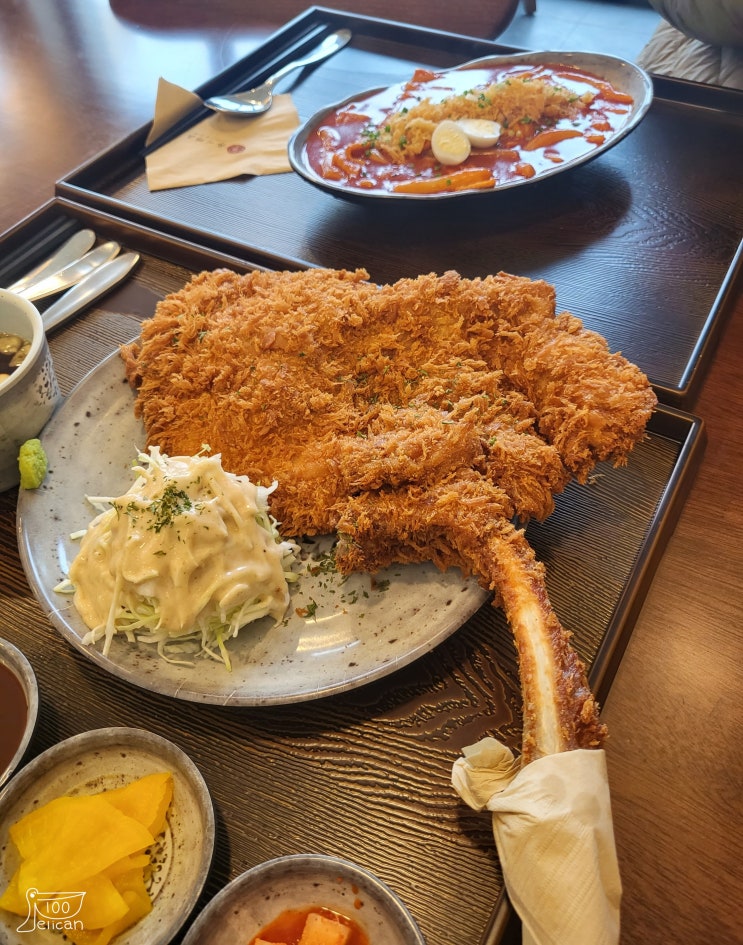  부산 토마호크돈까스 떡볶이 맛집 유미카츠 부산기장점 정보, 주차장