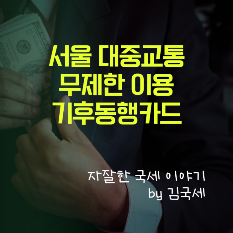 서울시 대중교통 무제한 이용 기후 동행 카드 1월 27일 출시 예정
