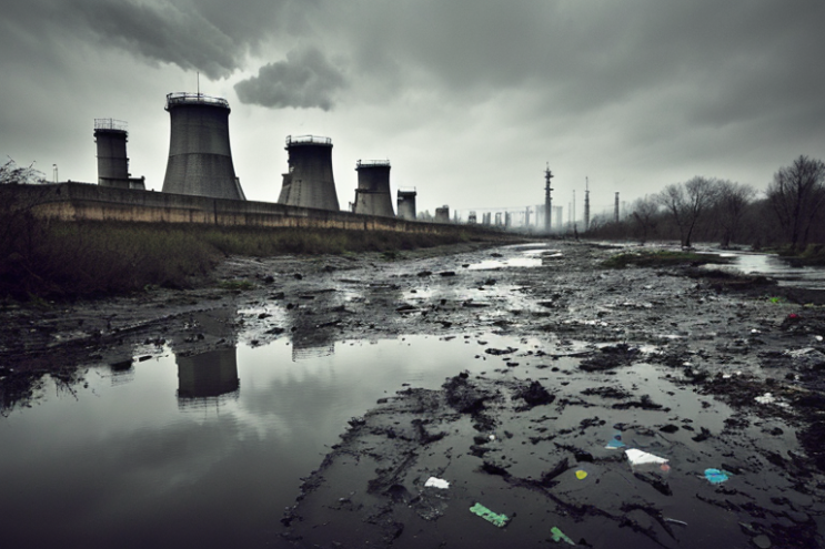 [Ai Greem] 환경 오염 119: 상업적으로 사용 가능한 수질오염 관련 AI 무료 이미지