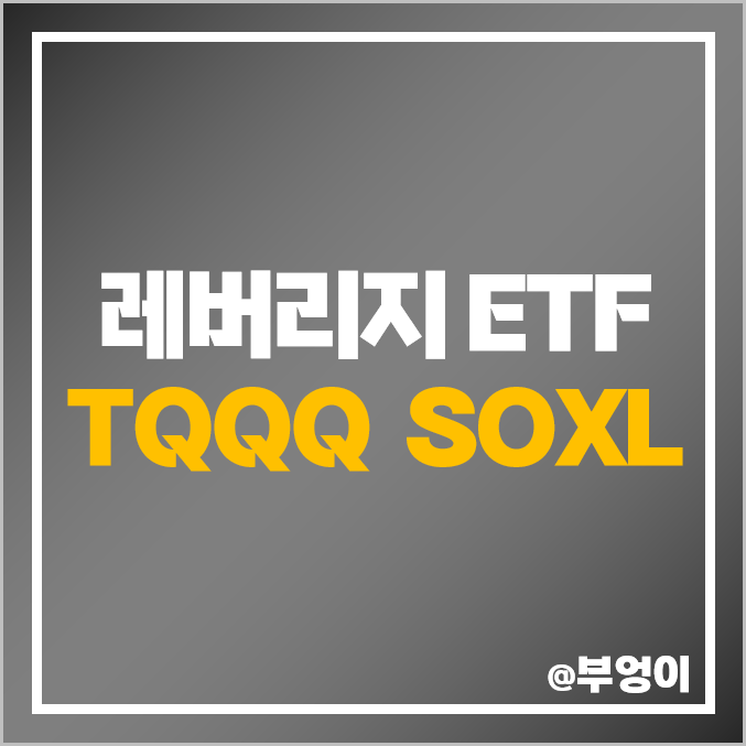 미국 레버리지 ETF TQQQ SOXL 주가 배당 장기 투자 수익률 미국 레버리지 ETF TQQQ SOXL 주가 배당 장기 투자 수익률
