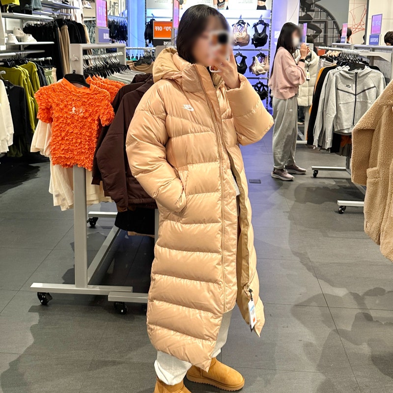 나이키 여자 롱패딩 후기 사이즈팁 여성롱패딩 추천