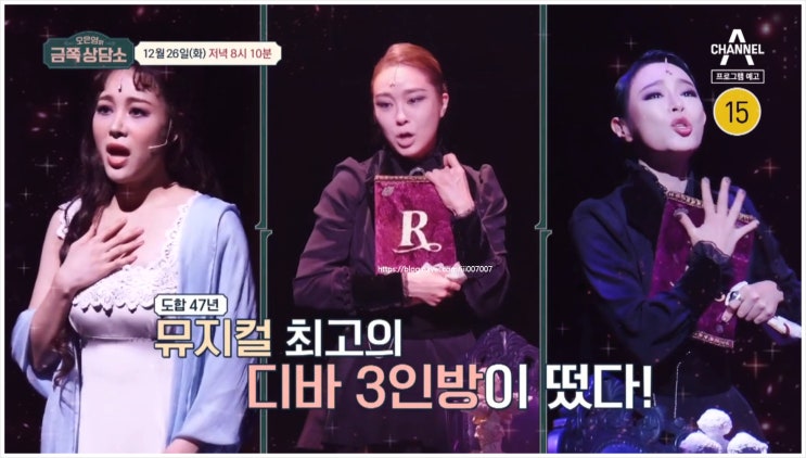 레베카 <b>옥주현</b> 리사 이지혜 <b>공황장애</b> 무대 공포증박사 디바... 