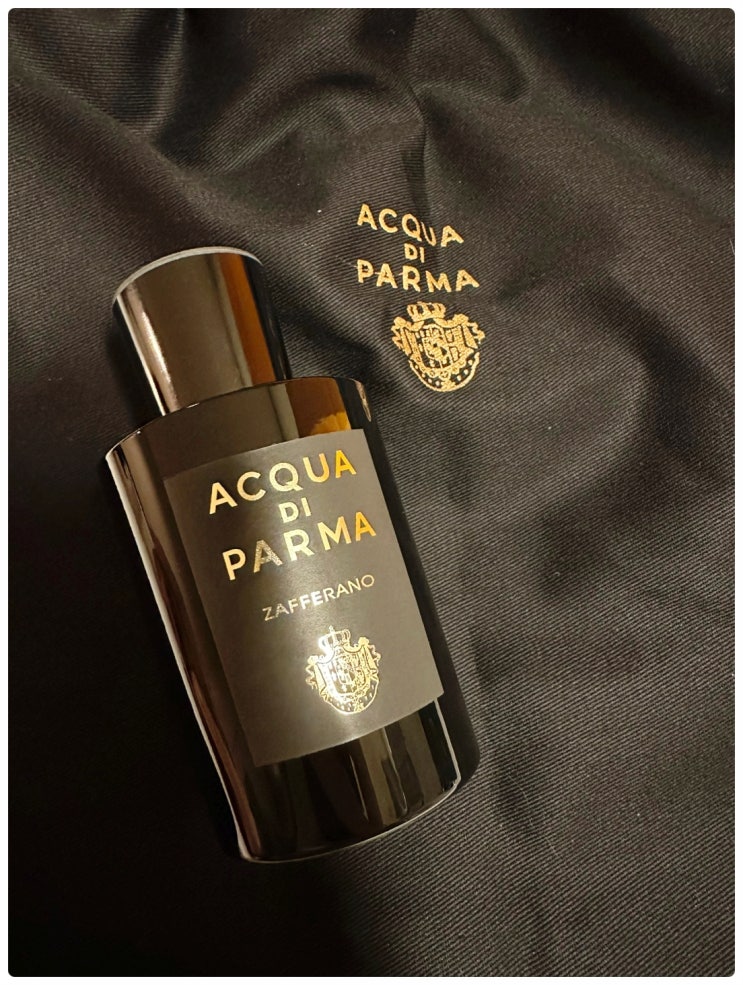  더 현대 백화점가서 와이프가 선물로 사준 아쿠아디파르마(ACQUA DI PARMA) 자페라노(ZAFFERANO) 오 드 퍼퓸 네츄럴 스프레이 향수 사용 리뷰 후기