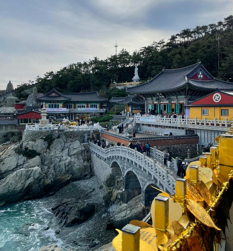 부산여행 _ 한국에서 가장 아름다운 사찰에 소원 들어주는 해동용궁사 (2024 갑진년 해맞이 통제)