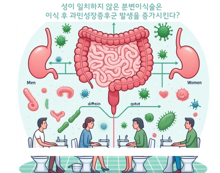 분변이식도 성별에 따라 맞춰서 해야 한다고?