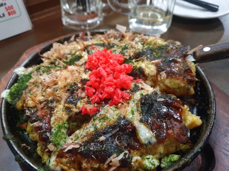  오사카 겐키 Genki, 오꼬노미야끼 야끼소바 우메다 현지인 맛집