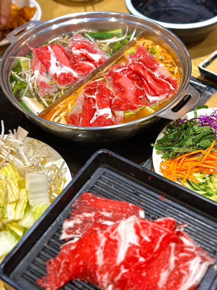  발산 맛집 샤브20 발산마곡점 : 마곡 회식 외식 모임 하기 좋은 무한리필 샤브샤브