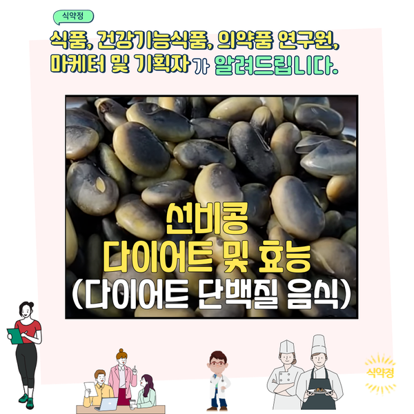  선비콩 다이어트 및 효능 (다이어트 단백질 음식) PART2