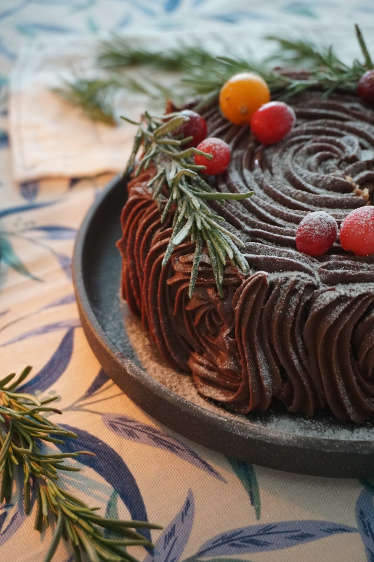크리스마스 파티 초콜렛 통나무 케이크 만들기 부쉬드노엘, 영화 마틸다
