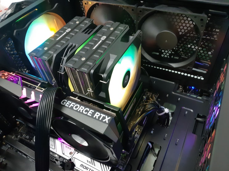  송내동 조립컴퓨터 i7 13700F RTX4060 TI 하이닉스 SSD와 메모리 조합 게이밍PC