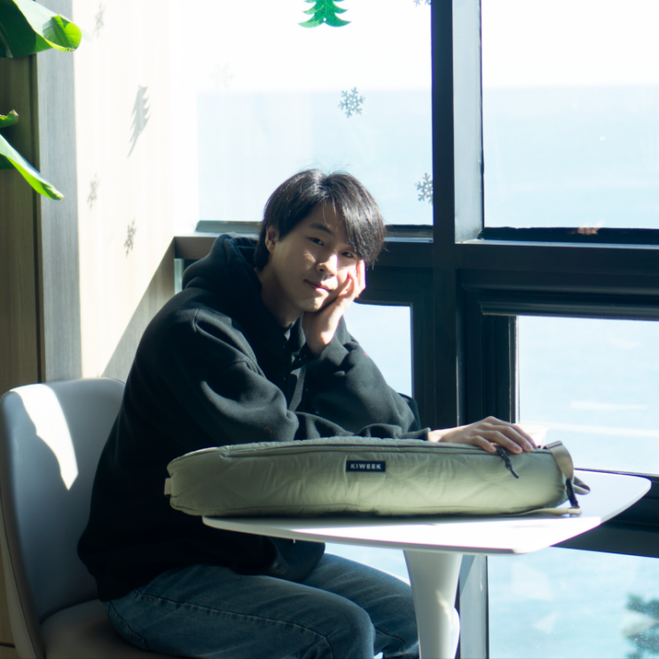  키윅 여행용 기능성 크로스백 코디 목베개와 수납을 동시에