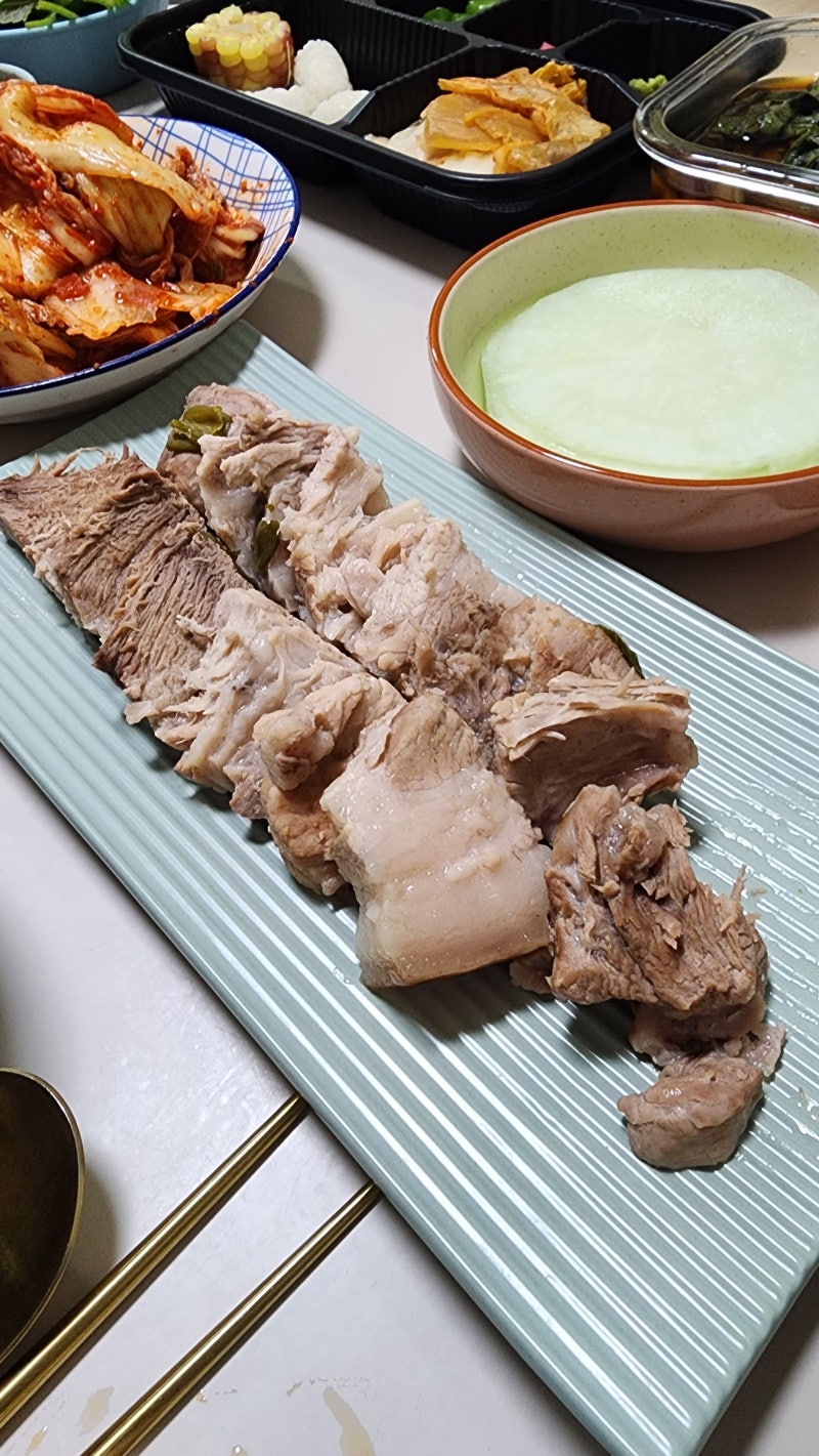 먹을텐데 성시경 막걸리 수육 레시피 & 보쌈 레시피