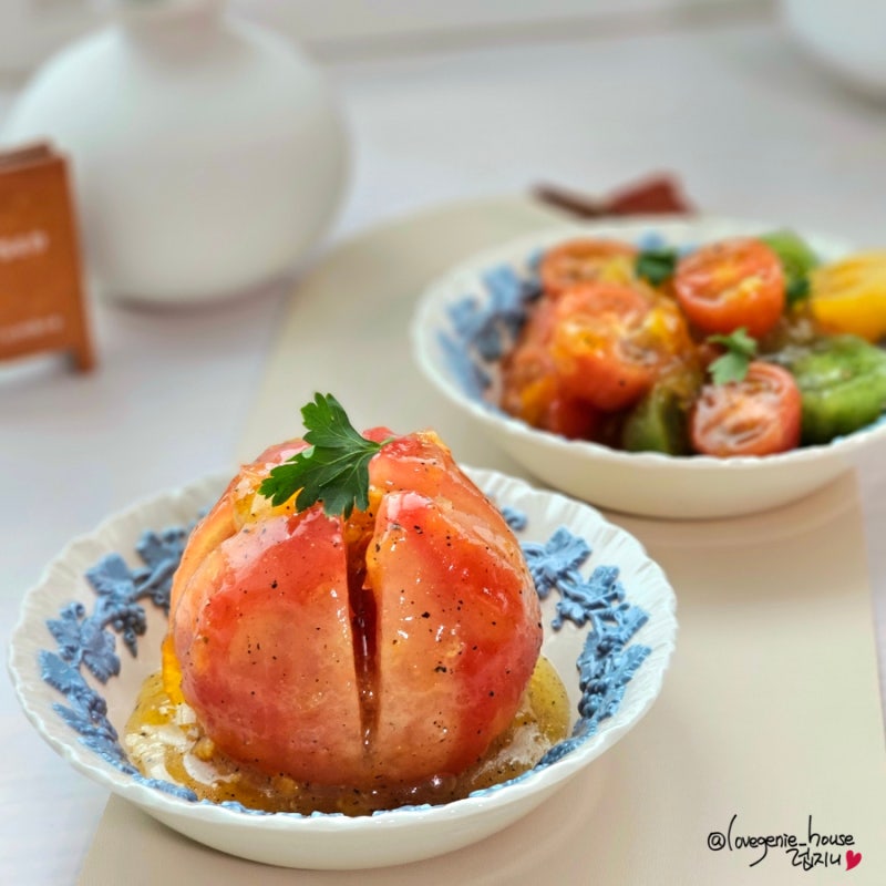 방울토마토 절임 일본식 유자토마토 요리 마리네이드 만들기