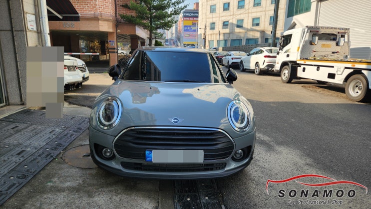 BMW MINI F54클럽맨 안드로이드 오토 모듈설치로 티맵 멜론 사용하기