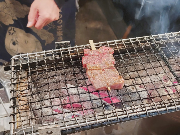  교토여행 니시키시장 와규꼬치, 타코타마고