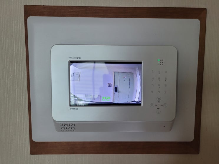  수원 영통구 영통에듀파크아파트 링스 비디오폰 LAX-70AV 교체 설치